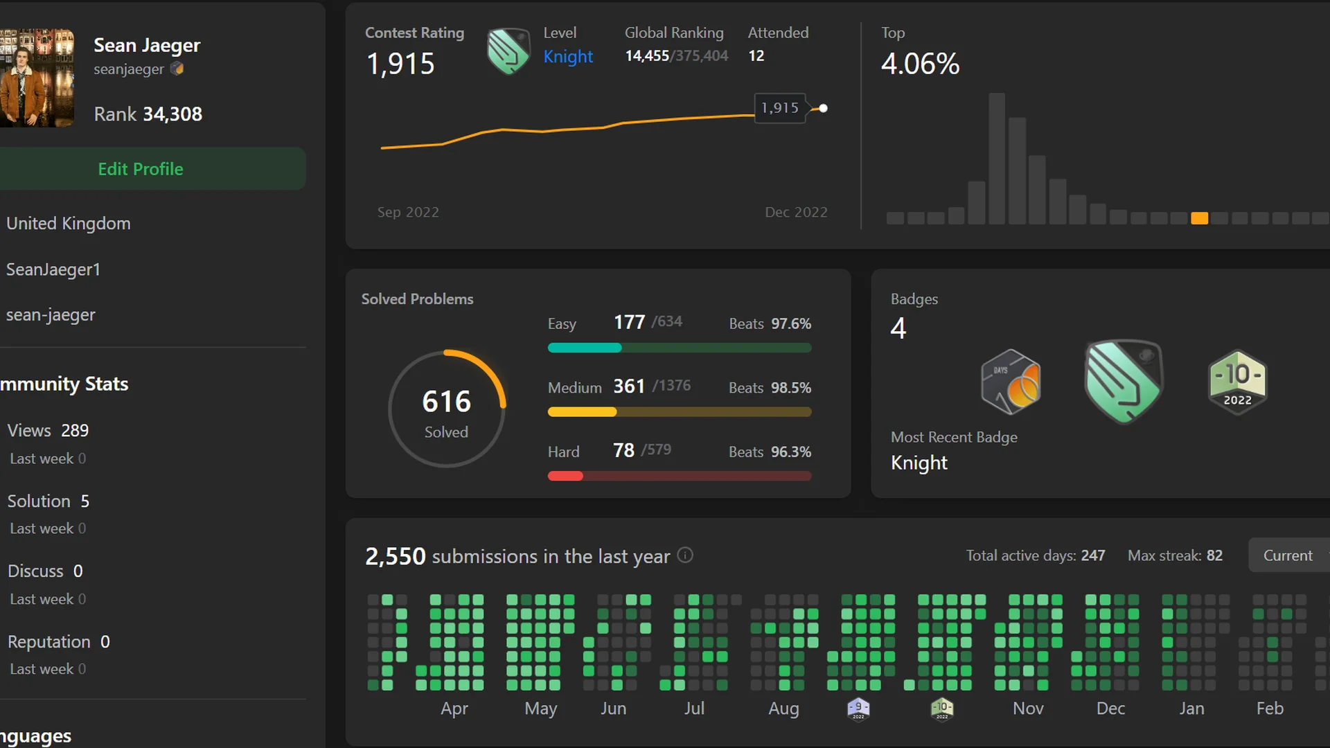 Competitive Programming Screenshot - Click to visit project